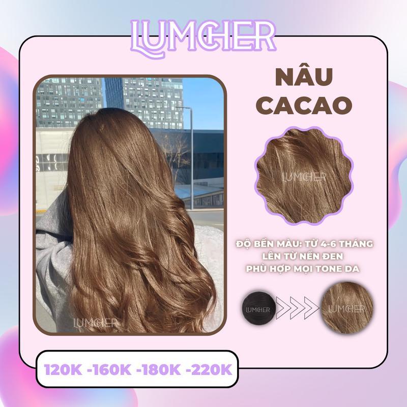 Thuốc Nhuộm Tóc Màu NÂU CACAO Không Tẩy Tại Nhà LC11 | Lumcher Mall