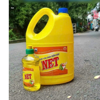 Nước rửa chén Net 3.8kg tặng chai nhỏ 250g