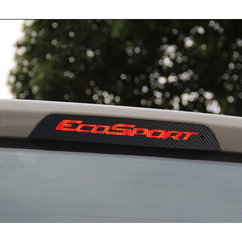 Tem decal trang trí đèn thắng sau ô tô Ecosport-1 cái