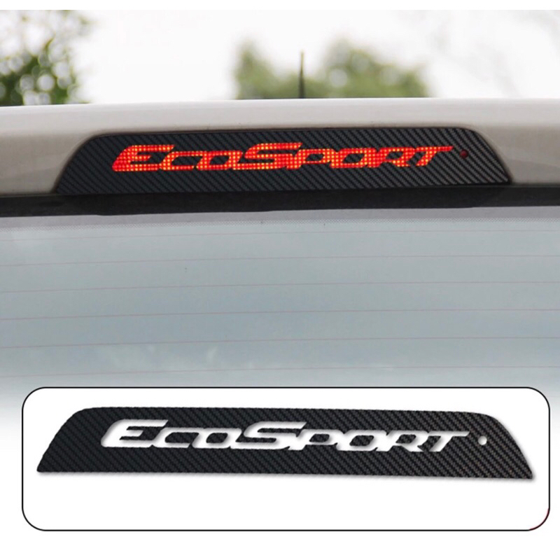 Tem decal trang trí đèn thắng sau ô tô Ecosport-1 cái