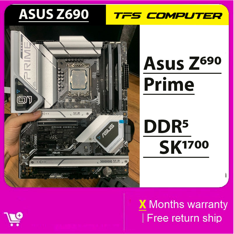 Bo mạch chủ Asus Z690 Prime DDR5 Socket 1700