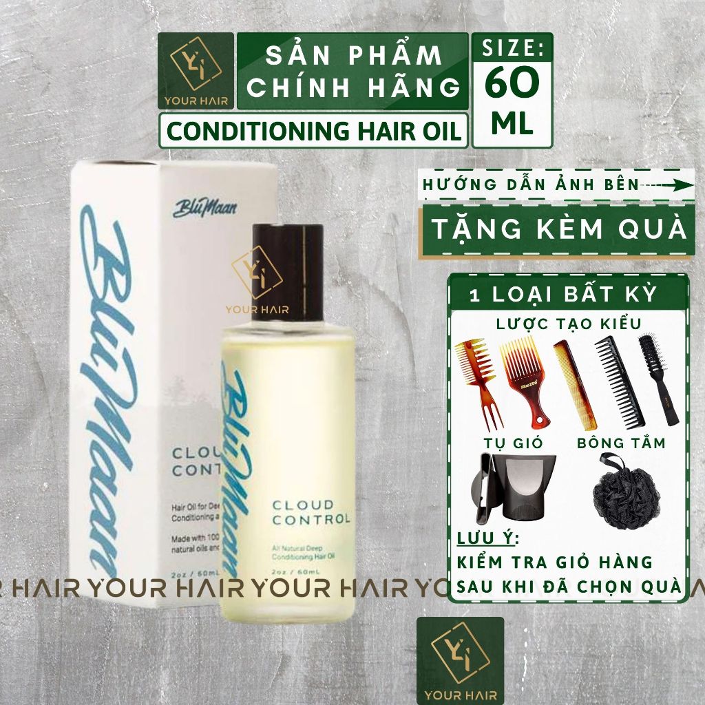 Tinh dầu dưỡng tóc Blumaan CLOUD CONTROL HAIR OIL - 60ml