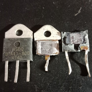 Bta41-800b bta41 800 bta41800b triac 41a 800v to-3p tháo máy