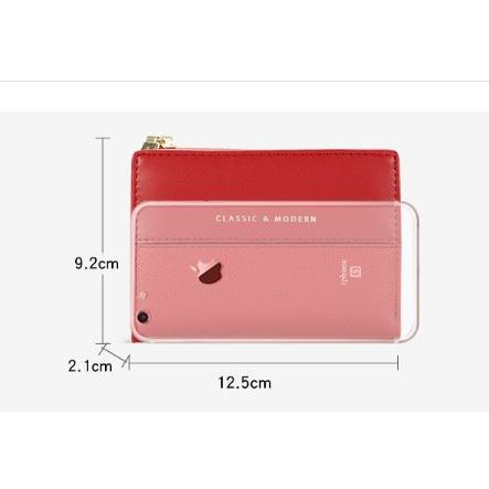 Ví ngắn mini cầm tay nhỏ gọn hàng Qc #089