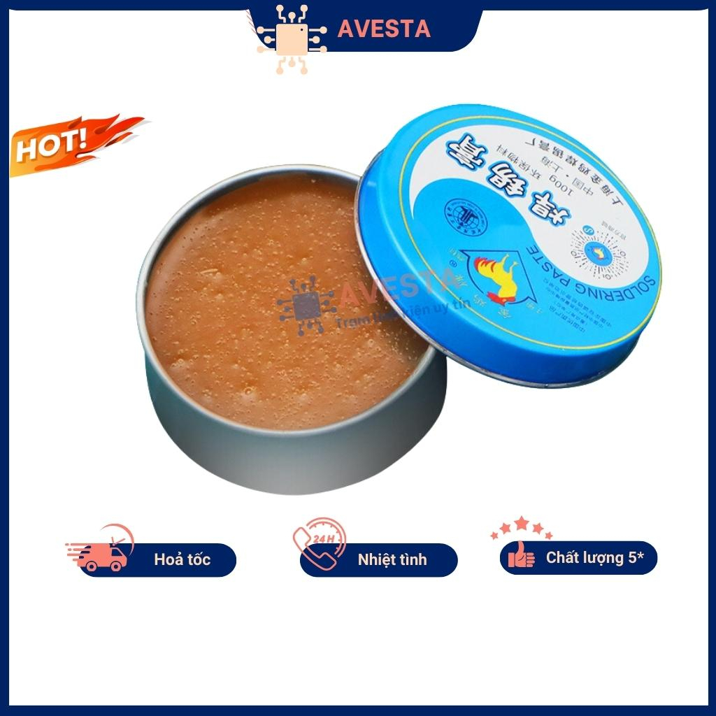 Mỡ hàn thiếc con gà trống 100g chính hãng Avesta