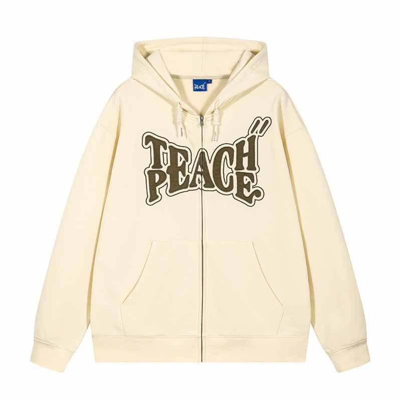Áo Khoác Dây Kéo Jacket Con Bò Sữa Ulzzang Form Rộng nỉ chui Hoodie có nón S0