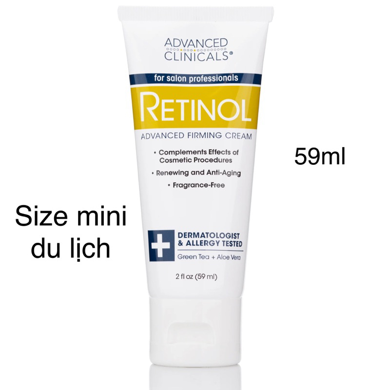 Retinol giảm lão hoá Advanced Firming Cream, 16oz + 2oz ; Collagen Skin Rescue Lotion 2oz