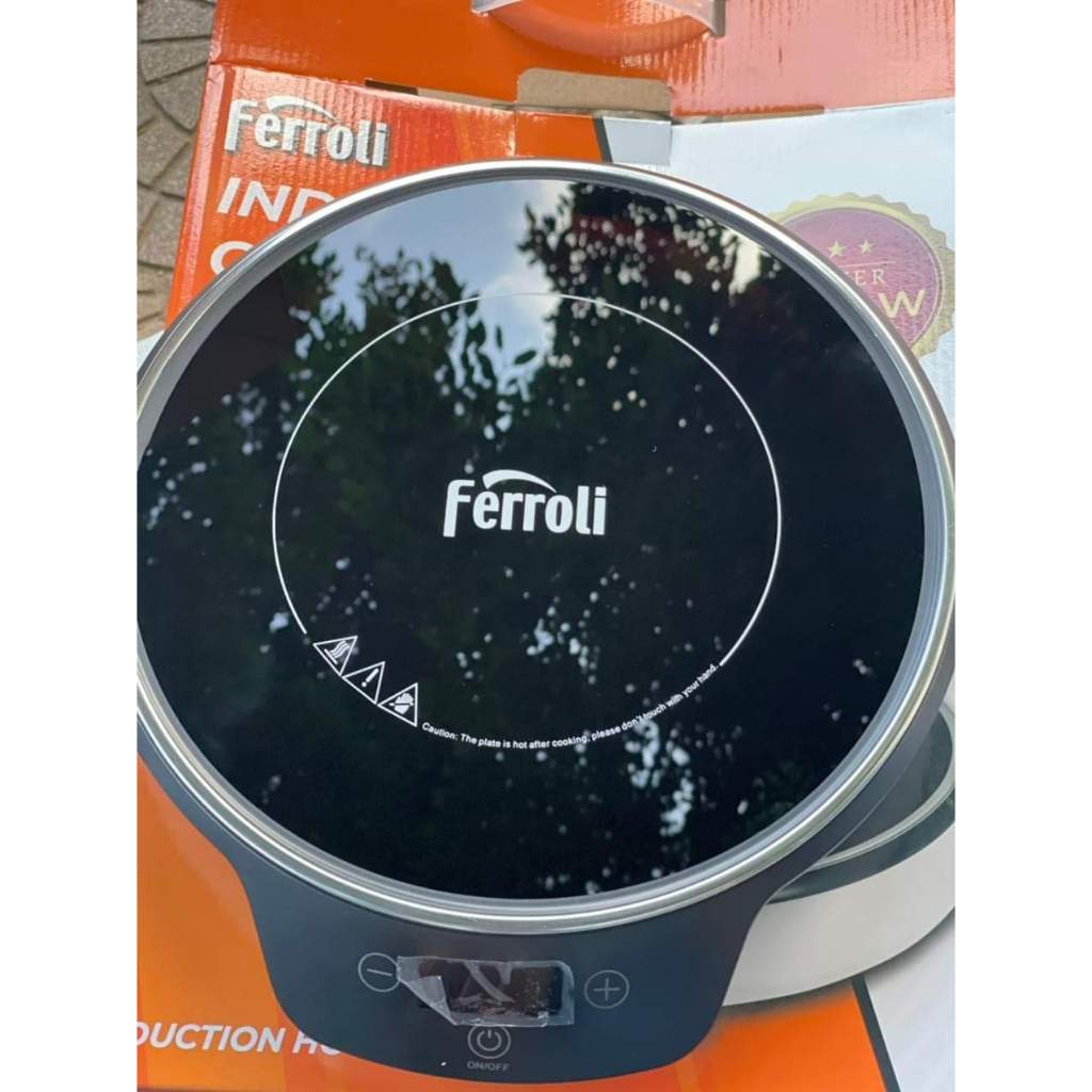 Bếp từ đơn tròn FI2000RS chính hãng của Ferroli, công suất cao 2000W, bảo hành 1 năm