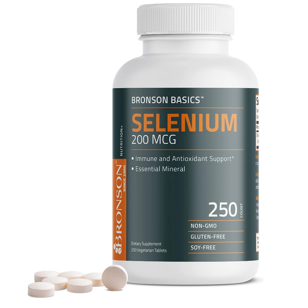 Organic Vitamin Selenium 200mcg - 100/250 viên Mỹ - Tăng cường hệ miễn dịch, chống oxy hoá