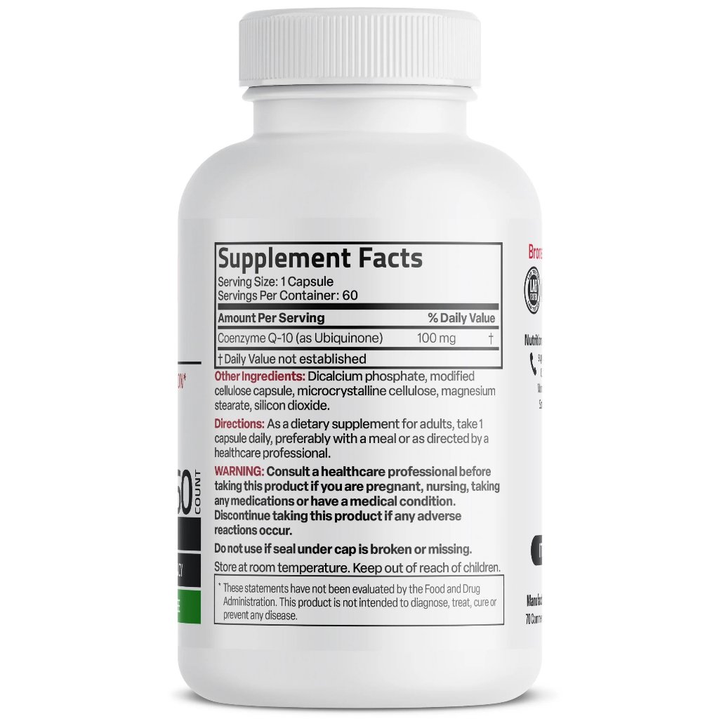 Organic Vitamin CoQ10 High Potency - 60 viên Mỹ - Bổ tim mạch