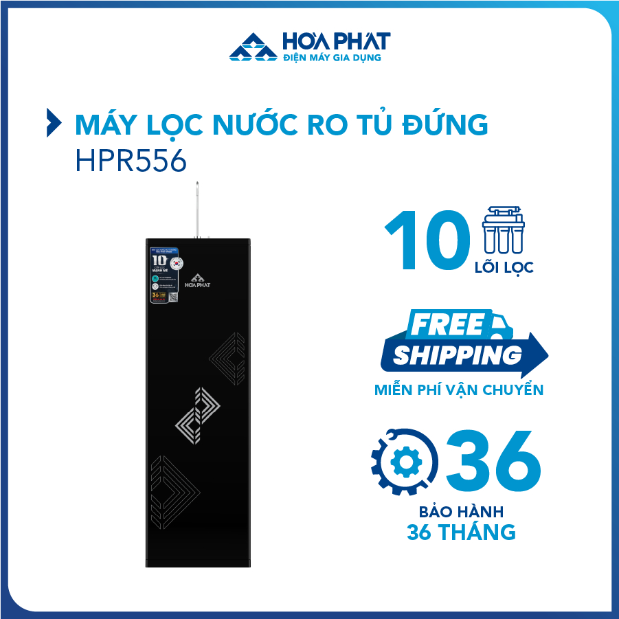 Máy lọc nước RO tủ đứng Hoà Phát HPR556 - Bảo hành 36 tháng