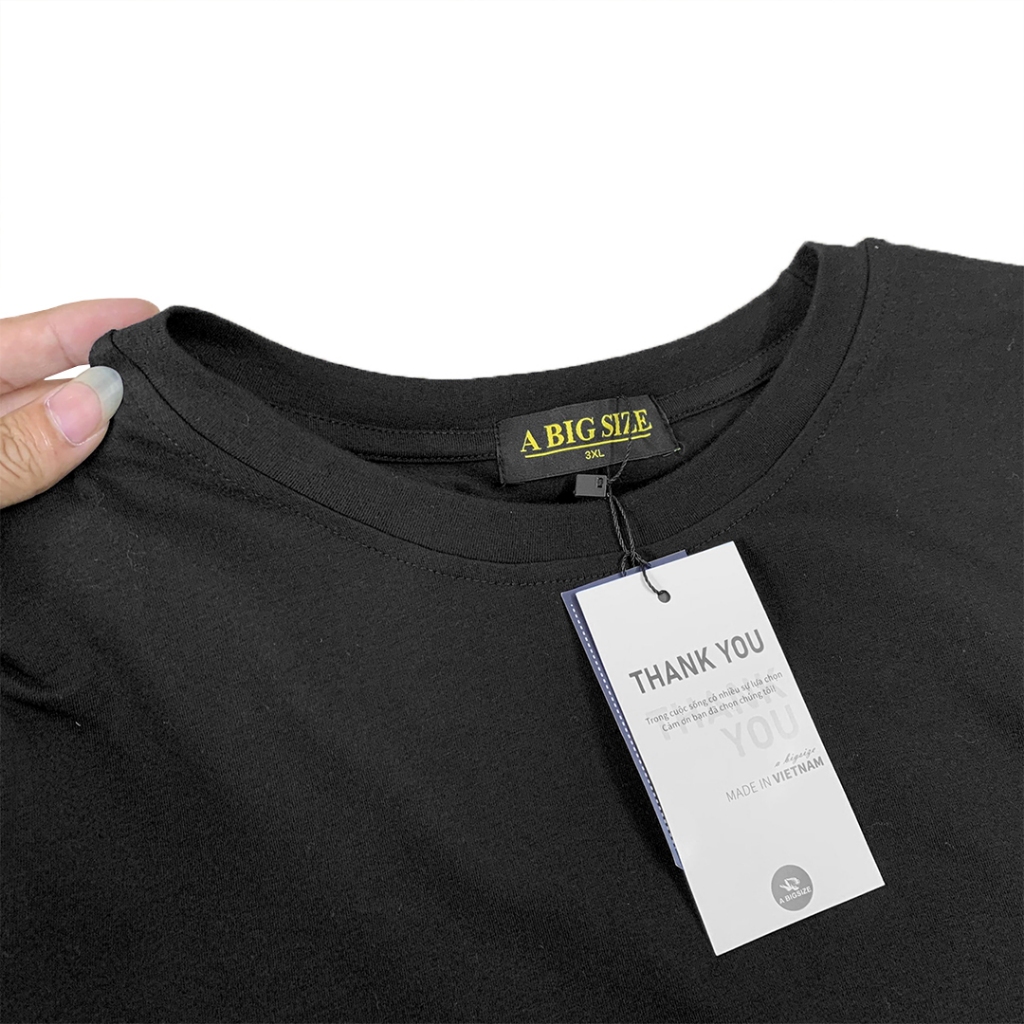 Áo Cotton 4C Tay sọc 01 Bigsize 70- 102kg ABIGSIZE