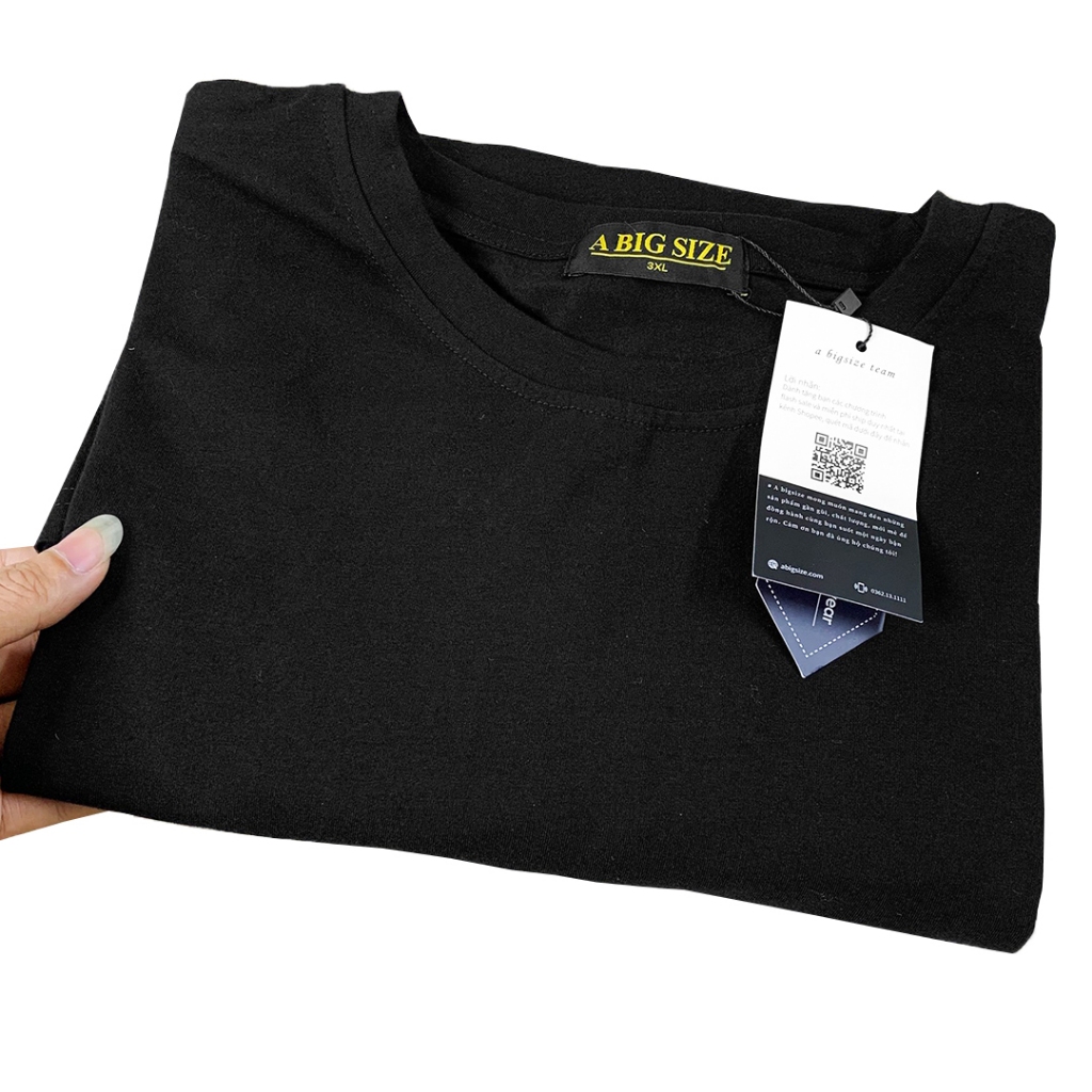 Áo Cotton 4C Tay sọc 01 Bigsize 70- 102kg ABIGSIZE