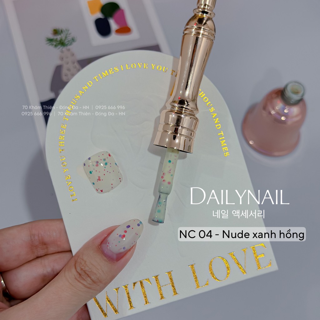 Sơn gel ngũ cốc nude hồng