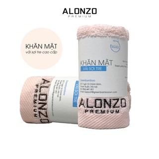 Khăn mặt chất liệu vải sợi tre Alonzo Premium