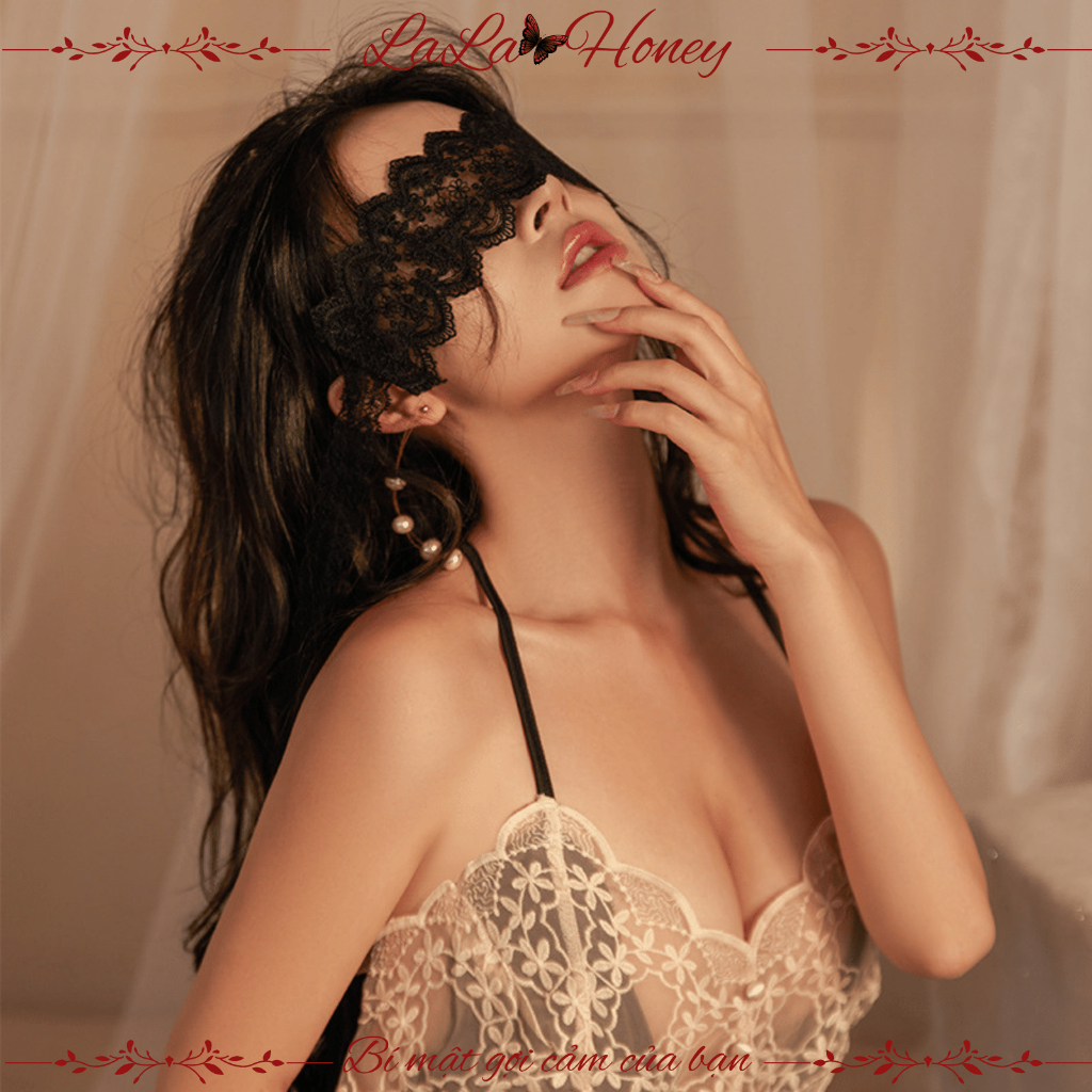 Bịt Mắt Ren Hóa Trang Sexy Gợi Cảm, Mặt Nạ Ren Hóa Trang Sexy Quyến Rũ - LALA HONEY