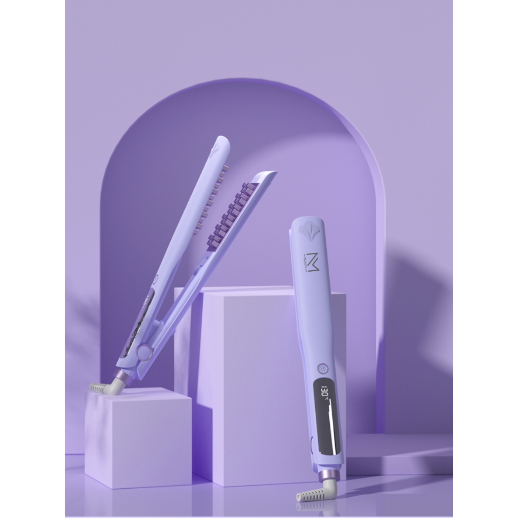 Máy uốn tóc dập xù NM BEAUTY bấm phồng chân tóc, màn hình led hiển thị có ion âm bảo vệ tóc