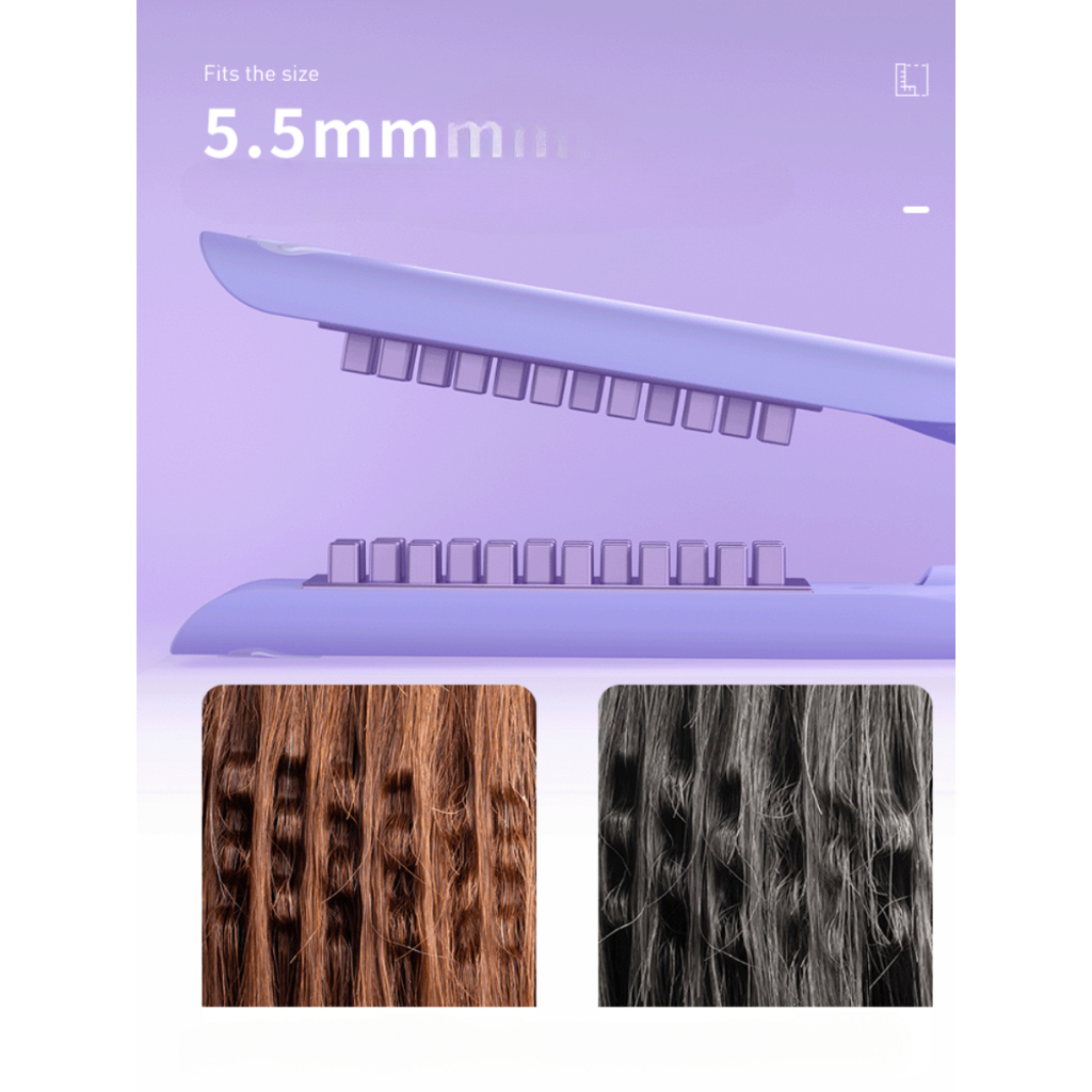 Máy uốn tóc dập xù NM BEAUTY bấm phồng chân tóc, màn hình led hiển thị có ion âm bảo vệ tóc