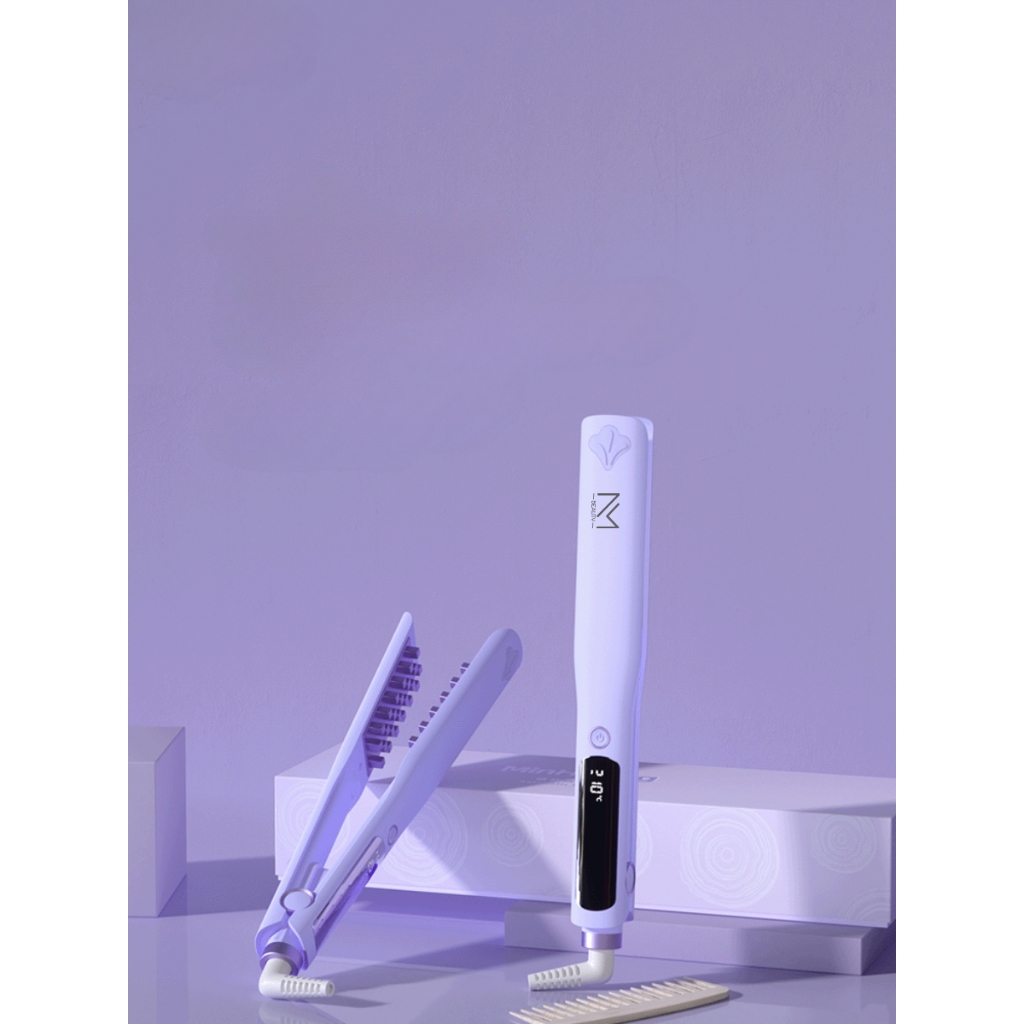 Máy uốn tóc dập xù NM BEAUTY bấm phồng chân tóc, màn hình led hiển thị có ion âm bảo vệ tóc