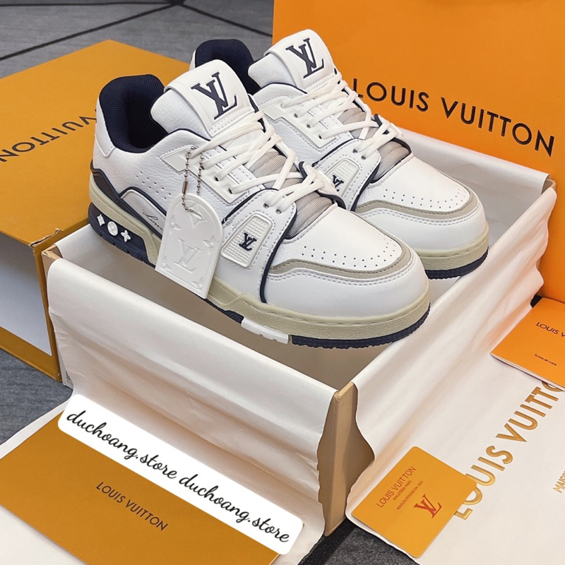 Giày L’V Tra’Ner #54 White NaVy Lai Au Sc
