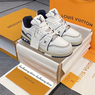 Giày l’v tra’ner #54 white navy lai au sc