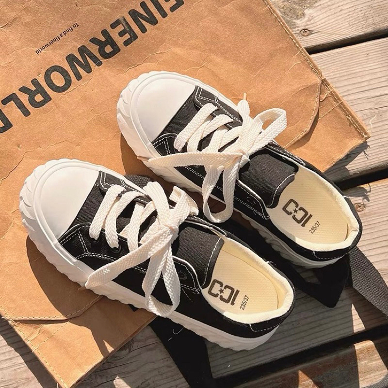 Giày Thể Thao, Sneaker Classic Phong Cách Hàn Quốc dễ phối đồ