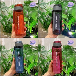 Bình nước highlands coffee water bottle 500ml/ 700ml