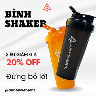 Bình lắc shaker, whey protein, bcaa, preworkout 700ml nhựa pp an toàn