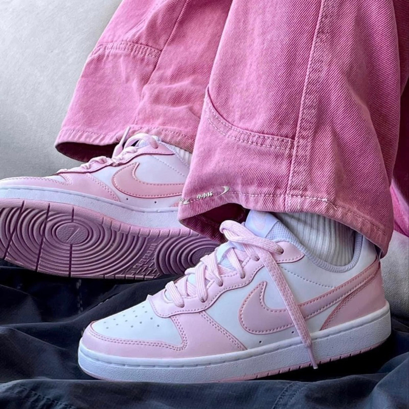 GIÀY NIKE COURT BOROUGH 2 SE ‘WHITE PINK’
