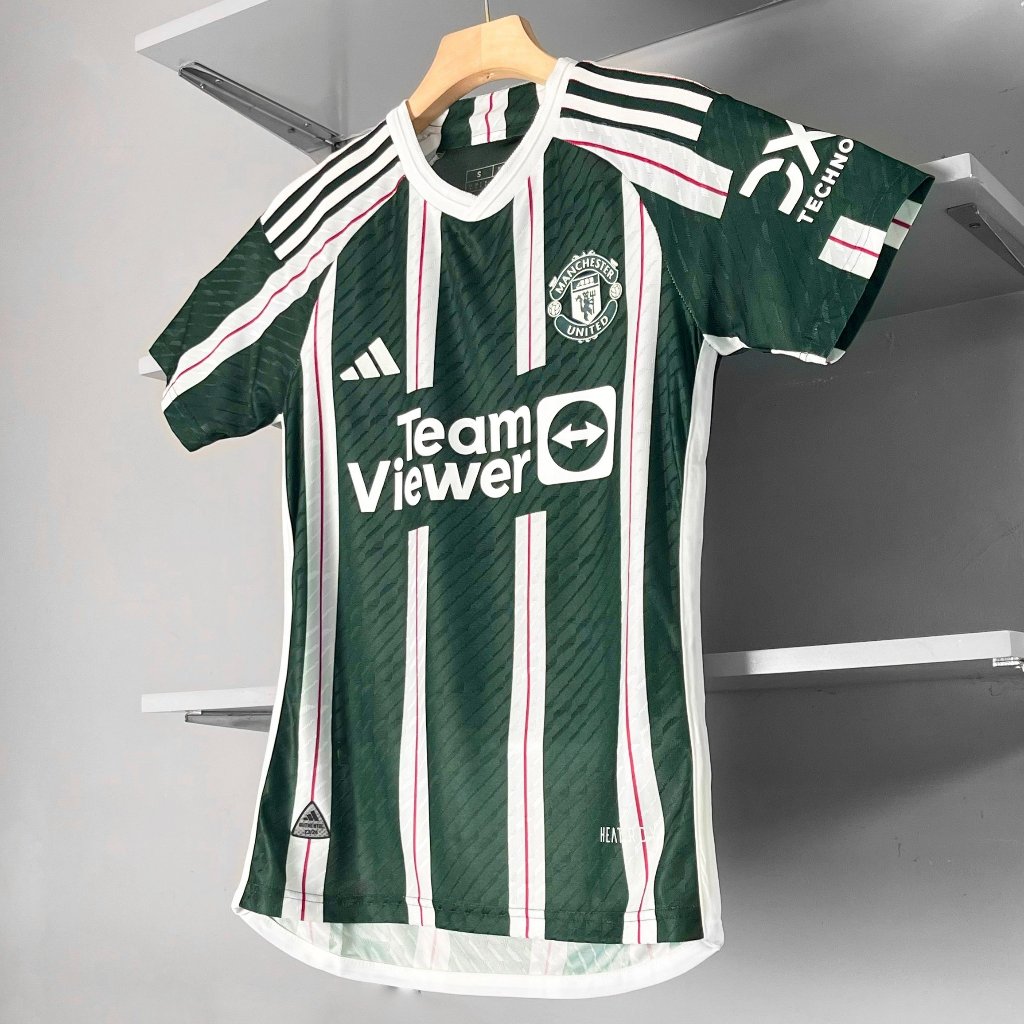 Áo thi đấu Sân Khách MU ss2324-Thailand-Xanh Rêu-PLAYER