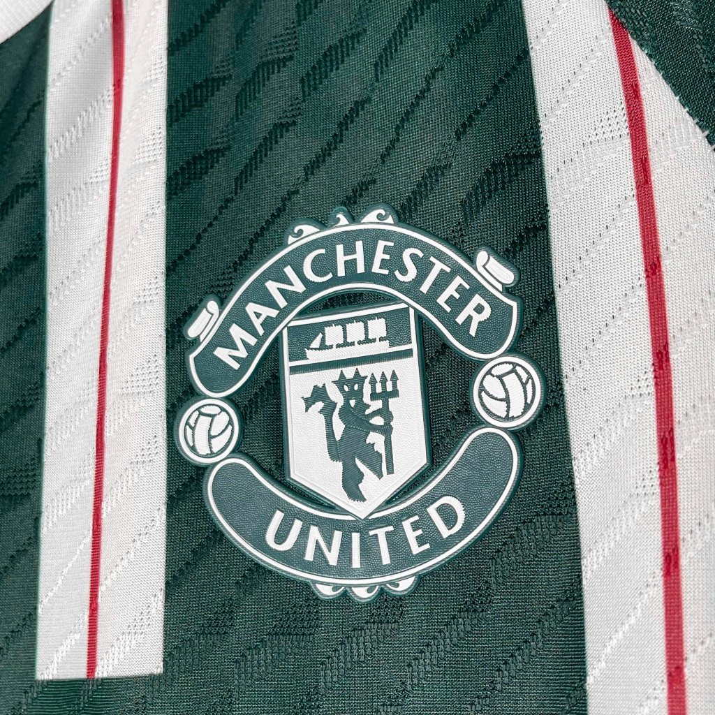 Áo thi đấu Sân Khách MU ss2324-Thailand-Xanh Rêu-PLAYER