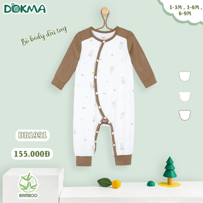 Body dokma bé trai bé gái BEOKIDS