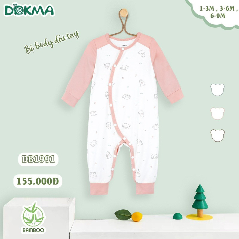 Body dokma bé trai bé gái BEOKIDS