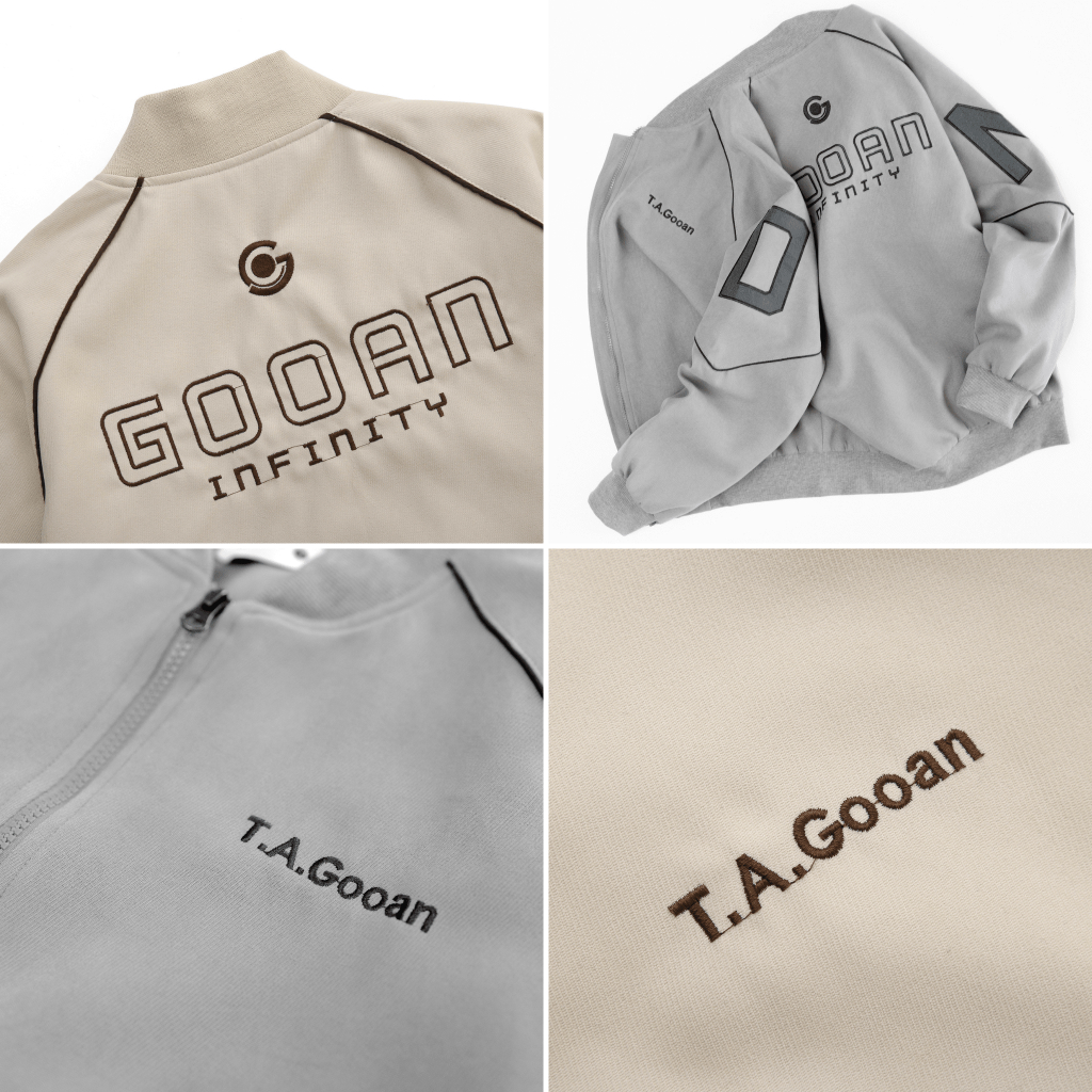 Áo Khoác Bomber Varsity Gooan Infinity Form Rộng
