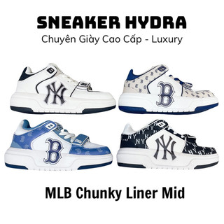 Giày thể thao nam nữ mlb liner mid ny, boston quai dán