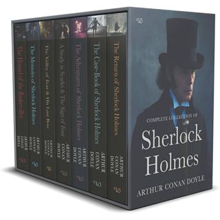 Bộ truyện đọc tiếng Anh: Sherlock Holmes Series Complete Collection (Bộ 7 tập)