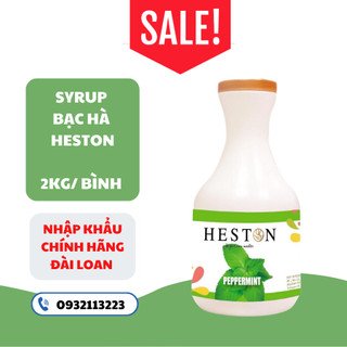 Siro bạc hà Heston Đài Loan đậm vị the mát