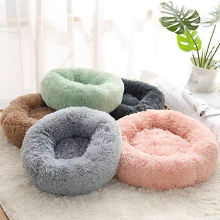 Đệm nằm chó mèo, ổ nằm lông tròn mềm mại BECHON