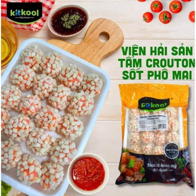 Viên hải sản bọc bánh mì sốt mayonnaise 500g