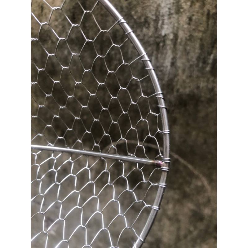 1 chiếc vợt cá inox 304 kích thước 16x22cm