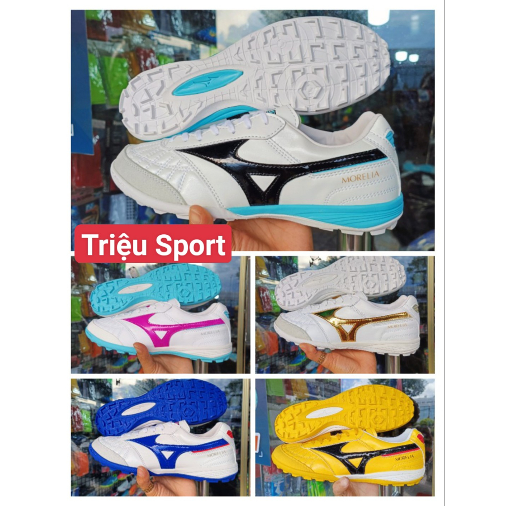 Giày đá bóng mizuno morelia tf Khâu đế +tất+hộp