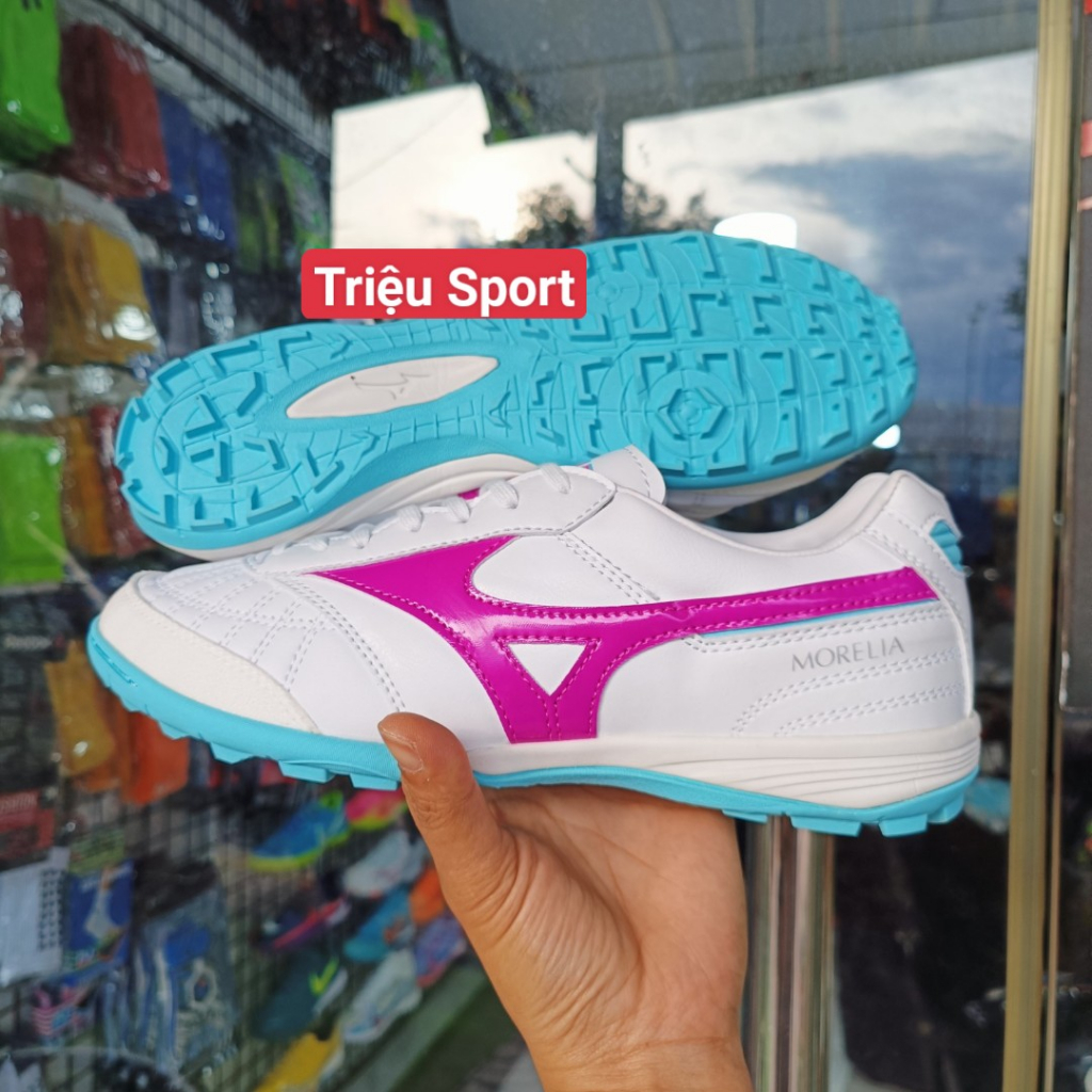 Giày đá bóng mizuno morelia tf Khâu đế +tất+hộp