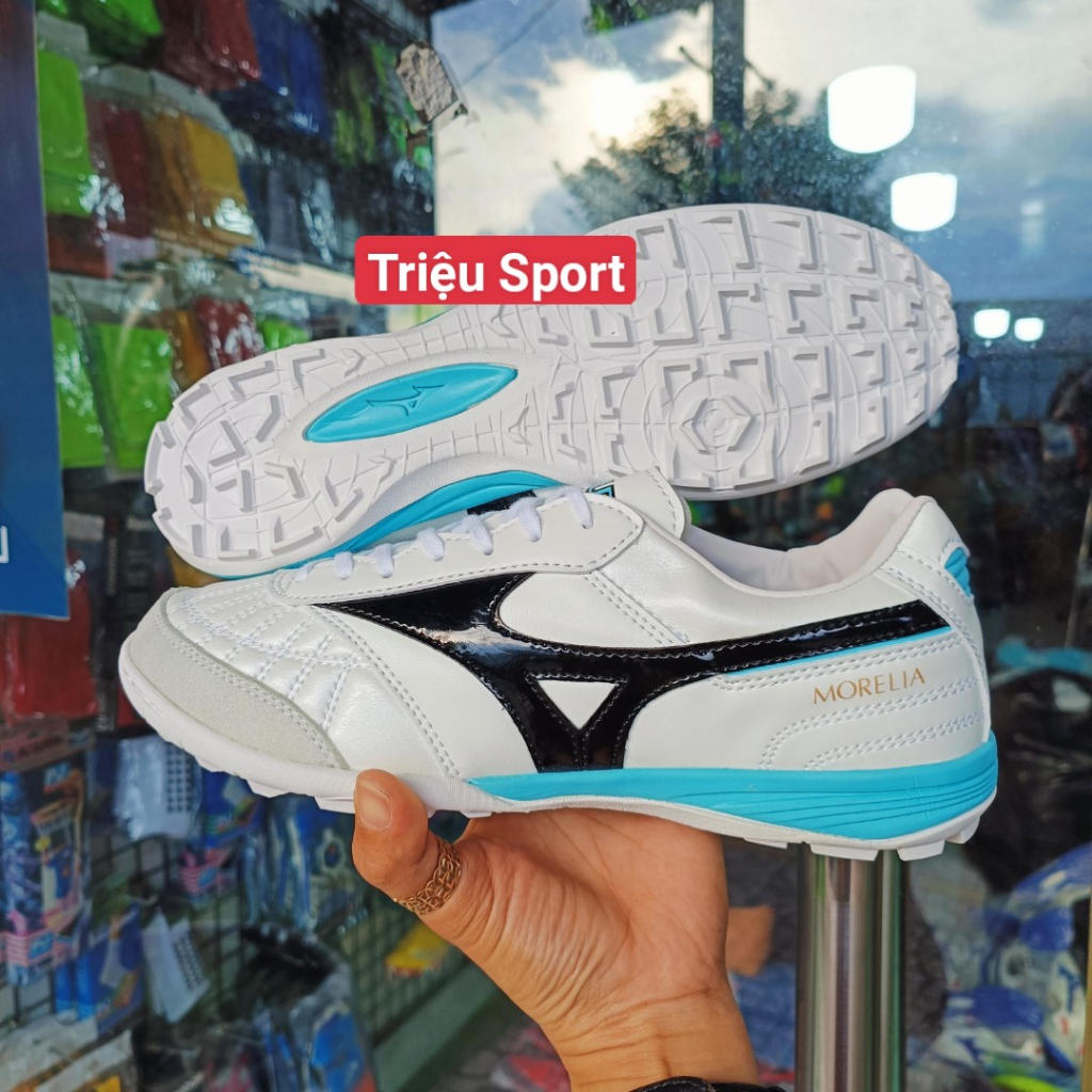 Giày đá bóng mizuno morelia tf Khâu đế +tất+hộp