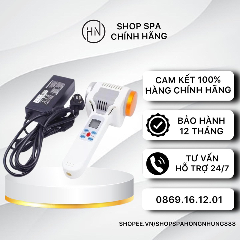 Búa Nóng Lạnh Vàng,Điện Di Tinh Chất,Siêu Âm Nóng Lạnh Ánh Sáng 2 Đầu Bảo Hành 12Tháng