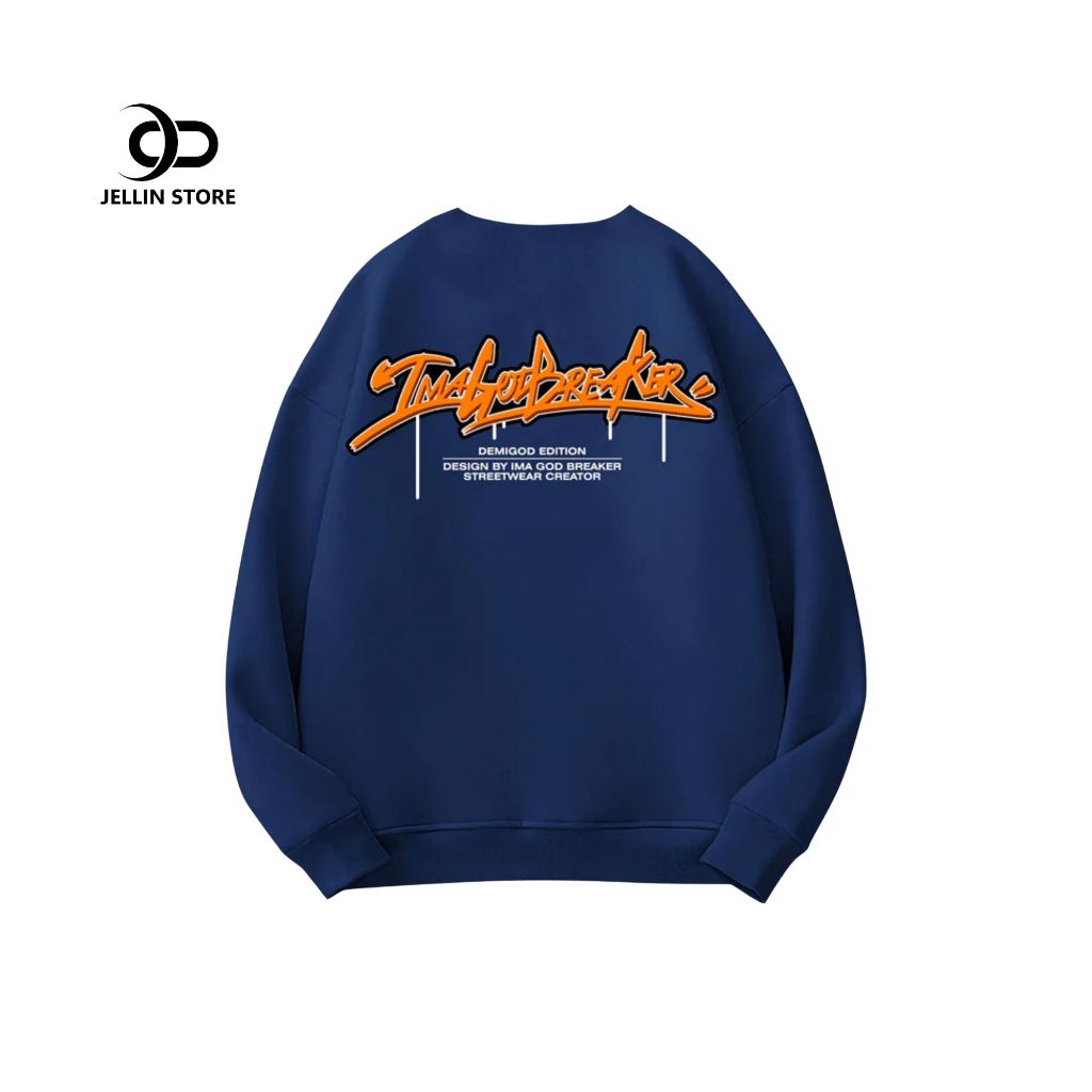 Áo sweater nam nữ form rộng áo tay dài nỉ bông unisex vải dày| JELLIN STORE