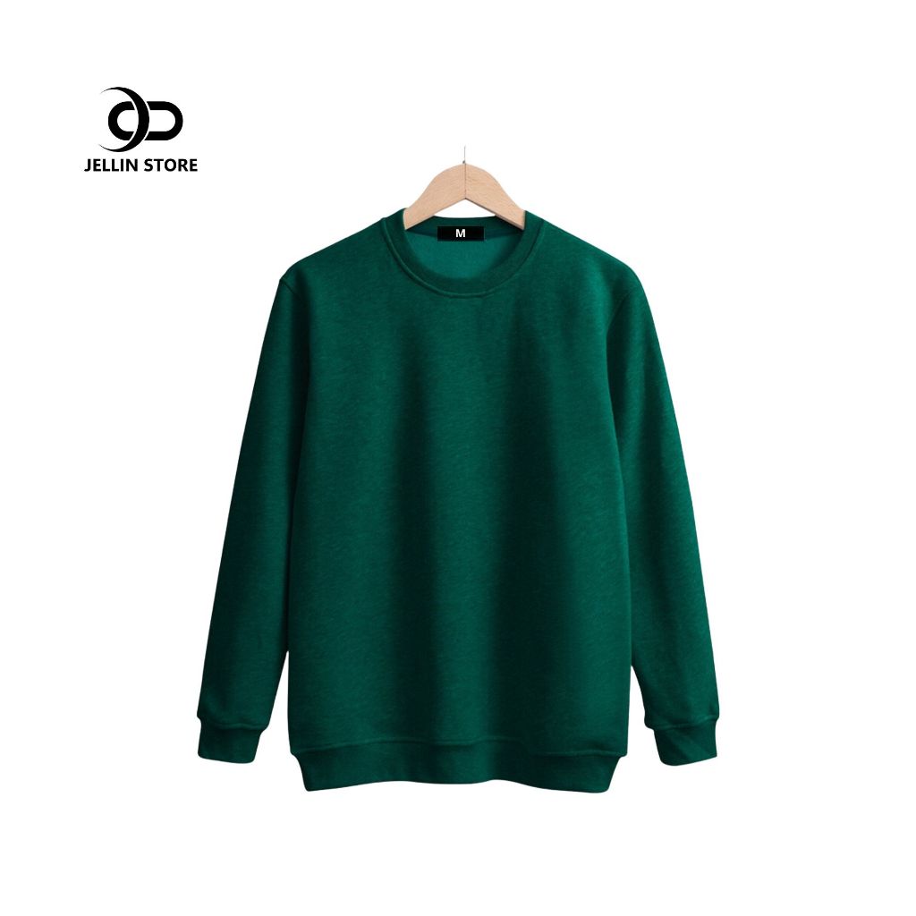 Áo Sweater Form Rộng Phối Layer Chất Nỉ Unisex | JELLIN STORE
