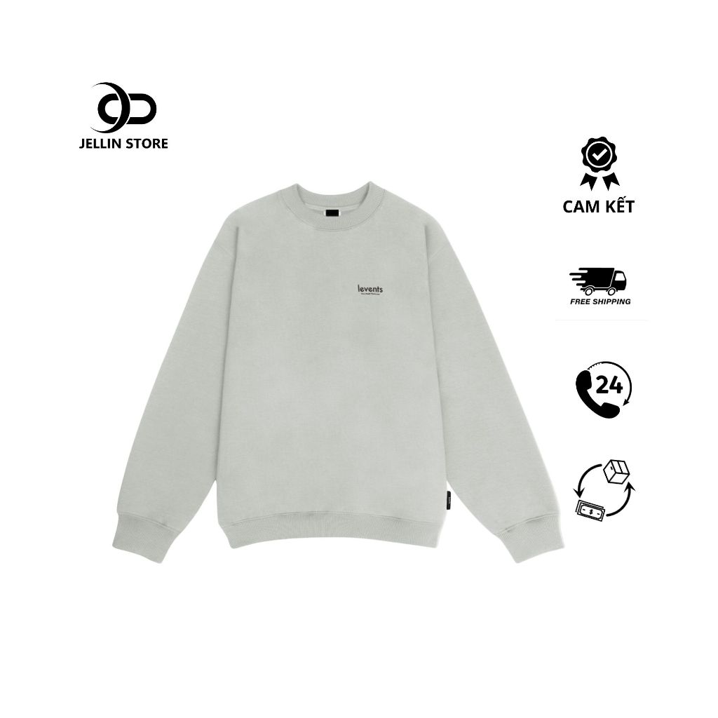 Áo Sweater In Chữ Phong Cách Unisex Đường Phố | JELLIN STORE