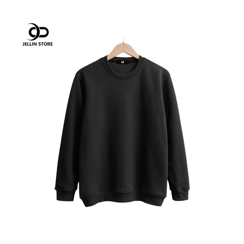 Áo Sweater Form Rộng Phối Layer Chất Nỉ Unisex | JELLIN STORE
