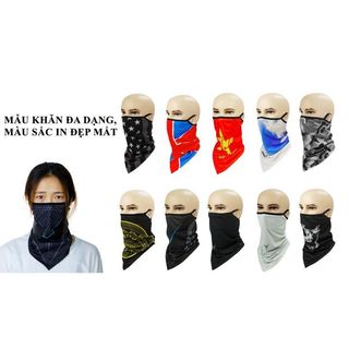 Khăn đa năng Jarvan 2 tam giác nhiều màu tiện lợi đi phượt,đi chơi chống nắng cực tốt