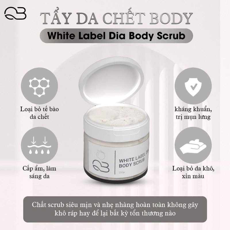 PEACH SCRUBS - MUỐI TẨY TẾ BÀO CHẾT CHO DA NHẠY CẢM